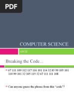 Computer Science: Ascii