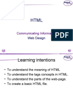Communicating Information: Web Design