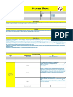 Process Sheet: Description