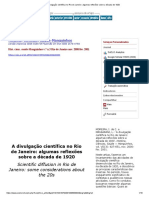 A divulgação científica no Rio de Janeiro_ algumas reflexões sobre a década de 1920