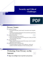 Security and Ethical Challenges