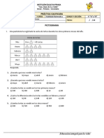 Praáctica Habilidad Matemática - Pictograma - 4toAyB