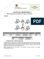 Configuración de Interfaces de Routers y Enrutamiento