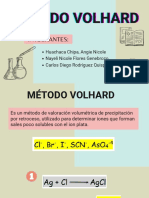 Método Volhard para determinar iones con plata