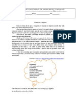 Atividade de Intepretação T3, 4, 5, 6 - Texto - El Lapicero y La Goma (JUNHO)