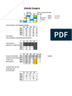 Método húngaro para asignación de tareas