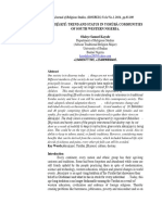 KAYODE, Olaleye Samuel [2014] Àkosèjayé. Trend and Status in Yorùbá communities of South Western Nigeria