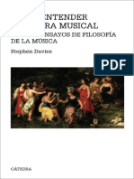 Cómo Entender Una Obra Musical y Otros Ensayos de Filosofía de La Música by Stephen Davies