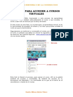 Manual para Acceder A Cursos Virtuales