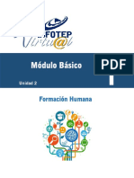FORMACION HUMANA Unidad 2 Modulo 1
