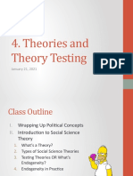 4 Theories and Theory Testing