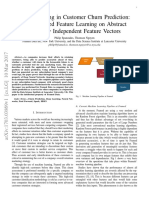 Deep Learning in Customer Churn Prediction: Unsupervised Feature Learning On Abstract Company Independent Feature Vectors