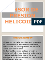 Sensor de Presion Helicoidal