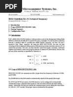 PE3306 - Technical Summary For BDM MULTILINK CABLE Rev B