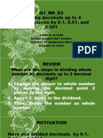 Q1 - W8 - MATH6 - D3 - Dividing Decimals Up To 4 Decimal Places by 0.1, 0.01, and 0.001