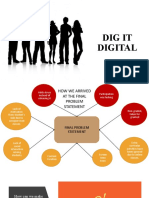 Dig It Digital: Presented By: Group 11 Manvi Bolia Mohdmahir Shaikh Nancy Gupta Nehal Jain Nishita Arora Piyush Hirwani