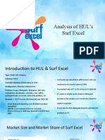 Analysis of HUL's Surf Excel