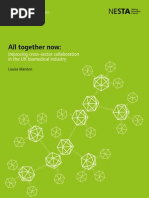 Download All together now Improving cross-sector collaboration in the UK biomedical industry by Nesta SN51387413 doc pdf