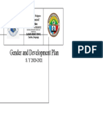 Gender and Development Plan: Department of Education