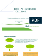 Indicatori ai evolutiei crizelor