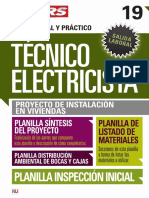 Tecnico Electricista 19 Proyecto de Instalacion en Viviendas
