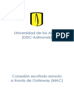 Configuracin Gateway de Escritorio Remoto MAC