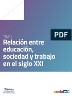 Relación entre Educación, Sociedad y Trabajo en el siglo XXI