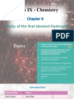 Chemistry IX - Chhap6 Hydrogen