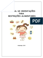 Manual de Restrições Alimentares