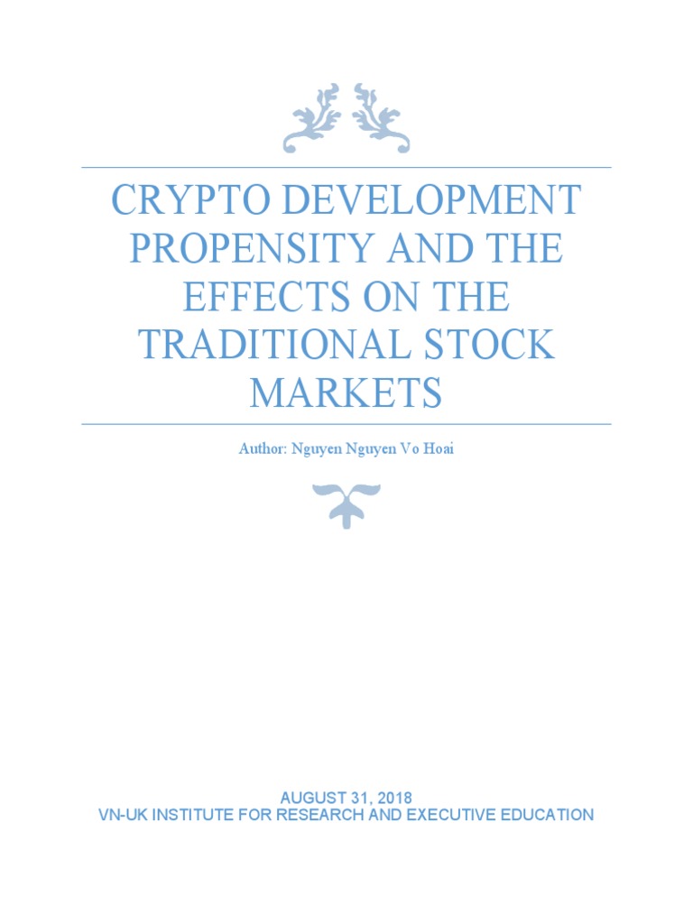 Crypto Impact on Stock Markets | PDF | Cryptocurrency | Stocks