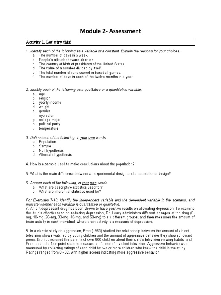 Understanding Variables and Hypotheses | PDF | Quantitative Research ...