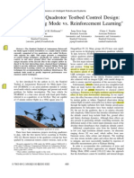 Multi-Agent Quadrotor Testbed Control Design: Integral Sliding Mode vs. Reinforcement Learning