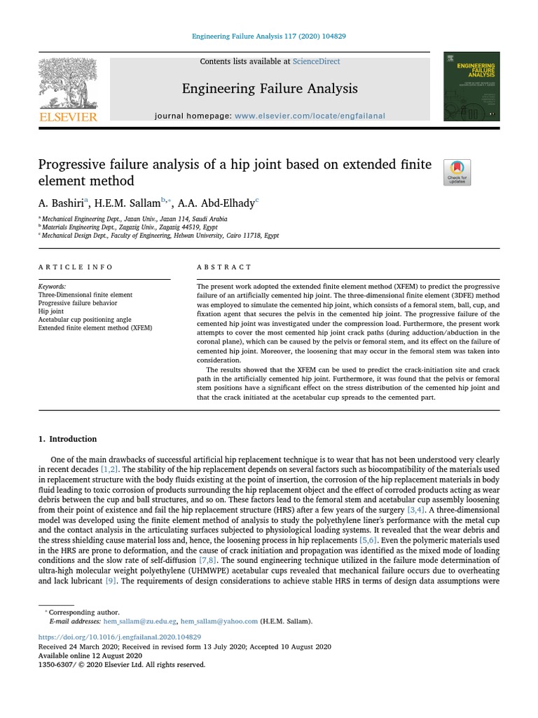 Engineering Failure Analysis: Sciencedirect | PDF | Fracture Mechanics ...