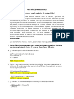 Gestión de operaciones: Indicadores para medir productividad