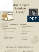 Object Relation Theory