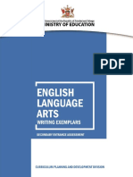 Sea 2019 Writing Exemplars Specimen Paper