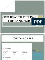 Our Health During The Pandemic