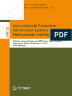 Innovations in Enterprise Information Systems Management and Engineering