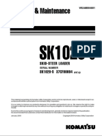 Operation & Maintenance Manual: Skid-Steer Loader SK1020-5 37CF00004