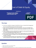 Nike Cost of Debt & Equity - Syndicate 6