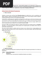 Android Module 1