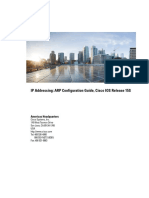 IP Addressing: ARP Configuration Guide, Cisco IOS Release 15S