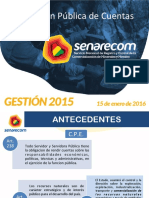 Senarecom Rend Publ Ctas 2016