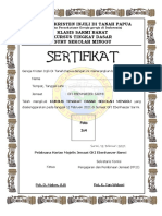 Sertifikat Sekolah Minggu22