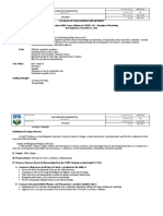 Document Type: Document Code Revision No. Document Title: Effective Date