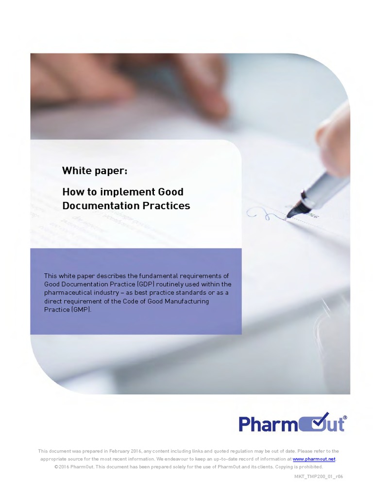 Good Documentation Practices | PDF | Computing And Information ...