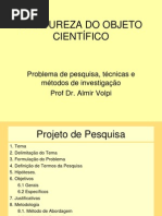 A NATUREZA DO OBJETO CIENTÍFICO