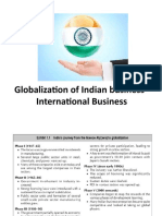 Globalization of Indian Business International Business