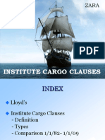 Cargo Clauses