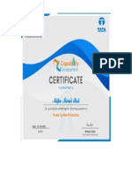 Power Protection Certificate